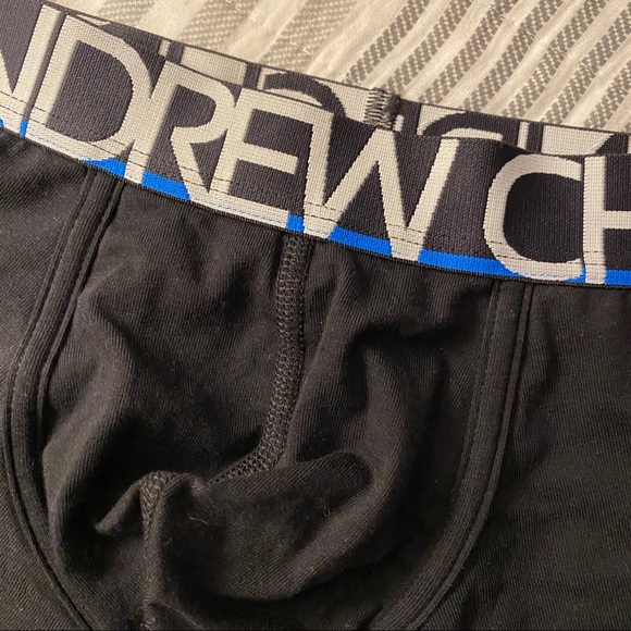 Andrew Christian 🔥 Trunk Boxer Brief Black & Blue - Picture 2 of 4